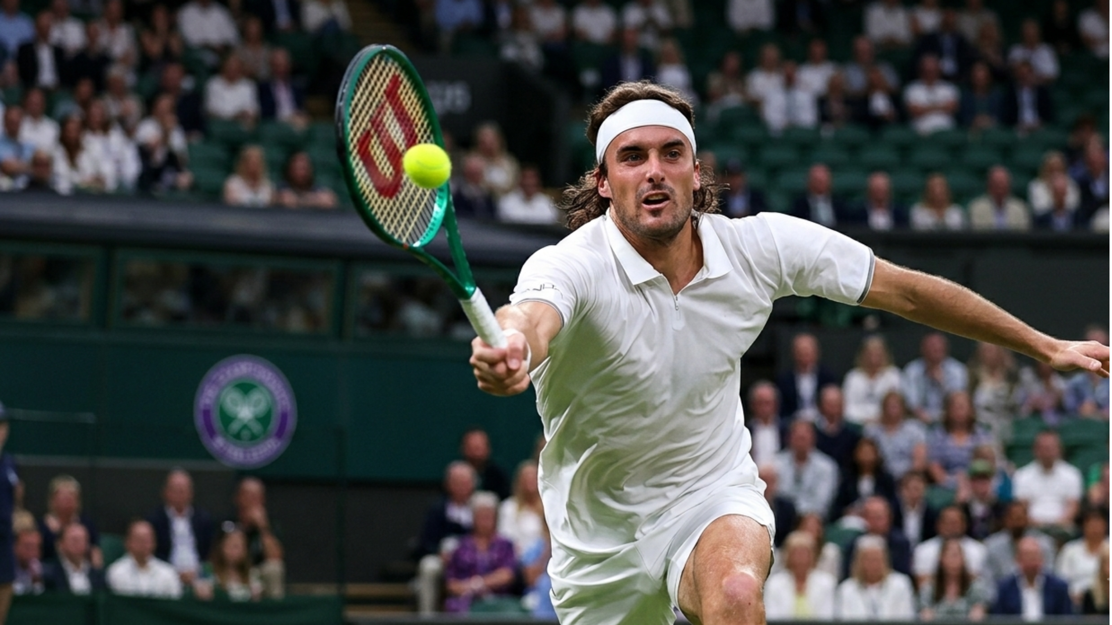 Stefanos Tsitsipas Wimbledon 2026 Polo Shirt