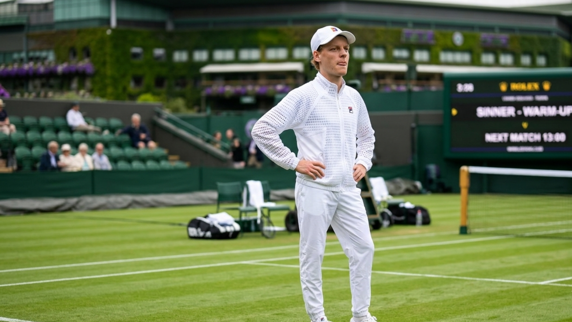 Jannik Sinner Wimbledon 2026 Jacket