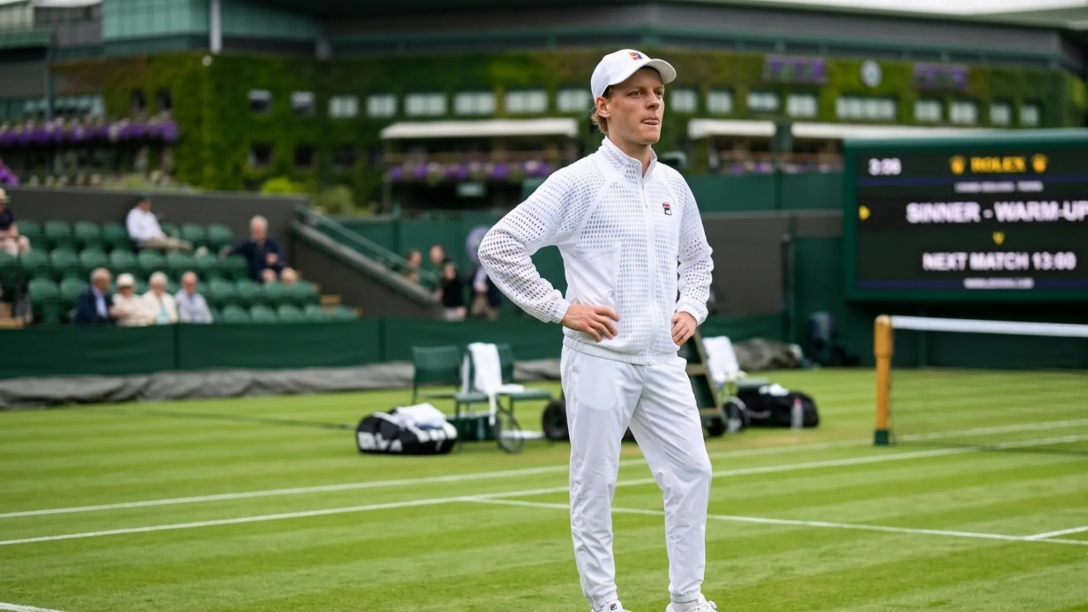 Jannik Sinner Wimbledon 2026 Jacket